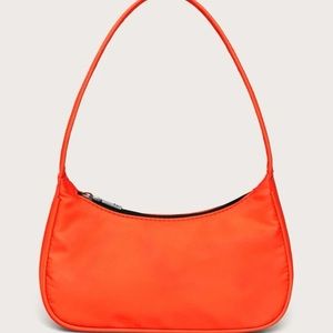 Orange Baguette Bag